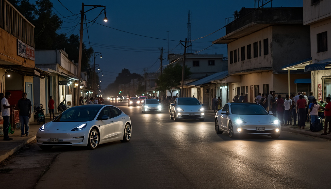 au nigeria, l'intérêt pour les voitures électriques reste fort malgré les fréquentes coupures de courant, reflétant une transition vers une mobilité plus durable.