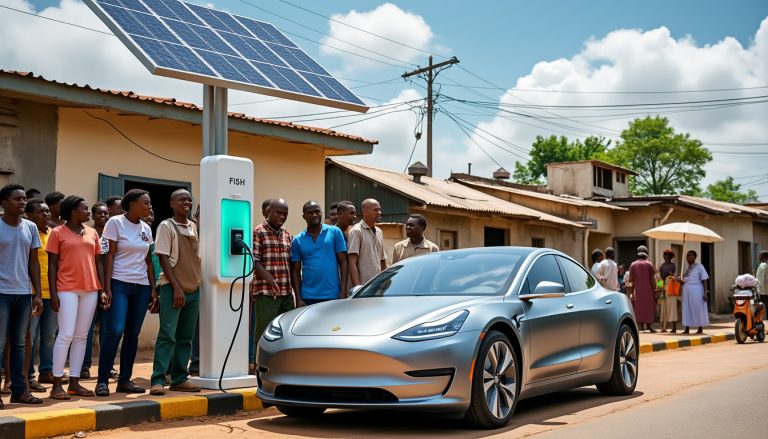 au nigeria, l'enthousiasme pour les voitures électriques reste fort malgré les défis liés aux coupures de courant, témoignant d'une transition énergétique déterminée.